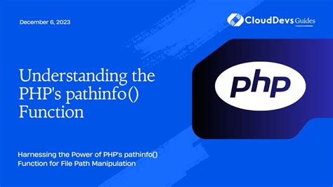 pahinfot|PHP Filesystem pathinfo() Function .